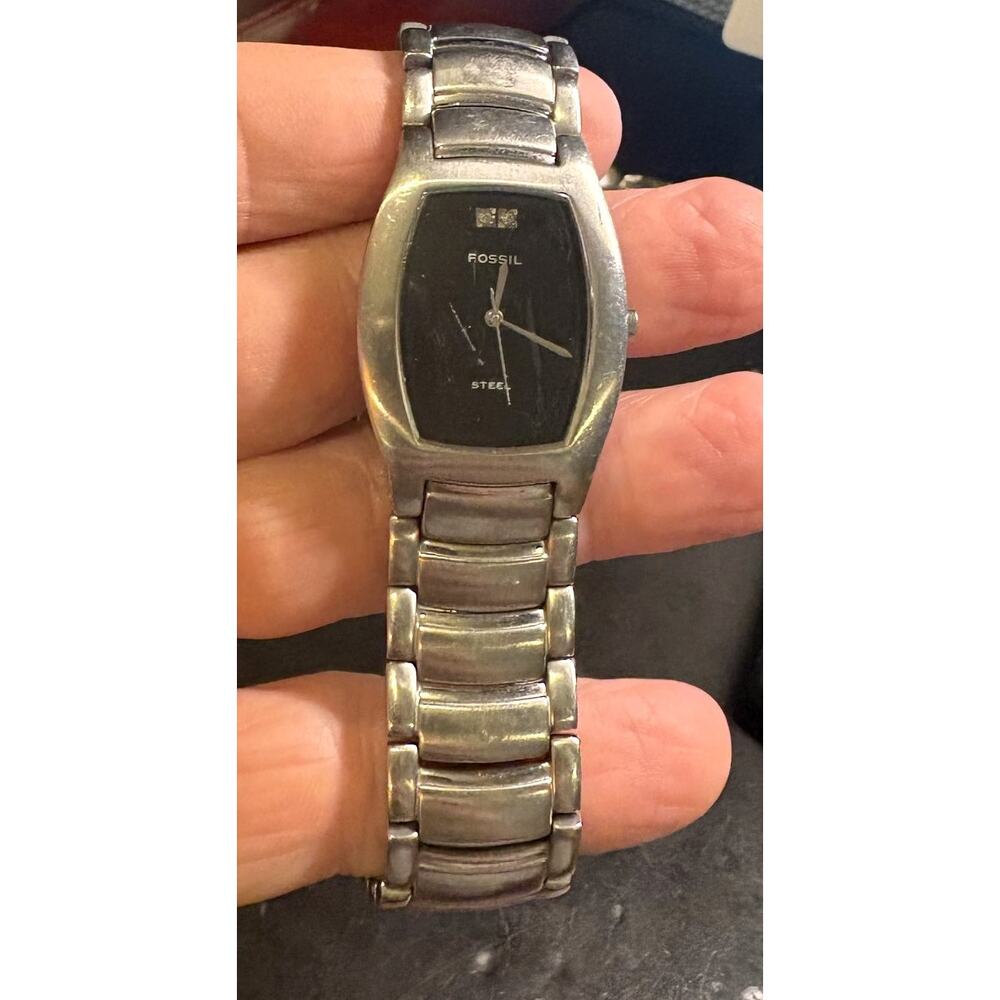 Unisex 30mm Silver Tone Fossil Steel Watch, FS2761, Arkitekt Model, WR 30M